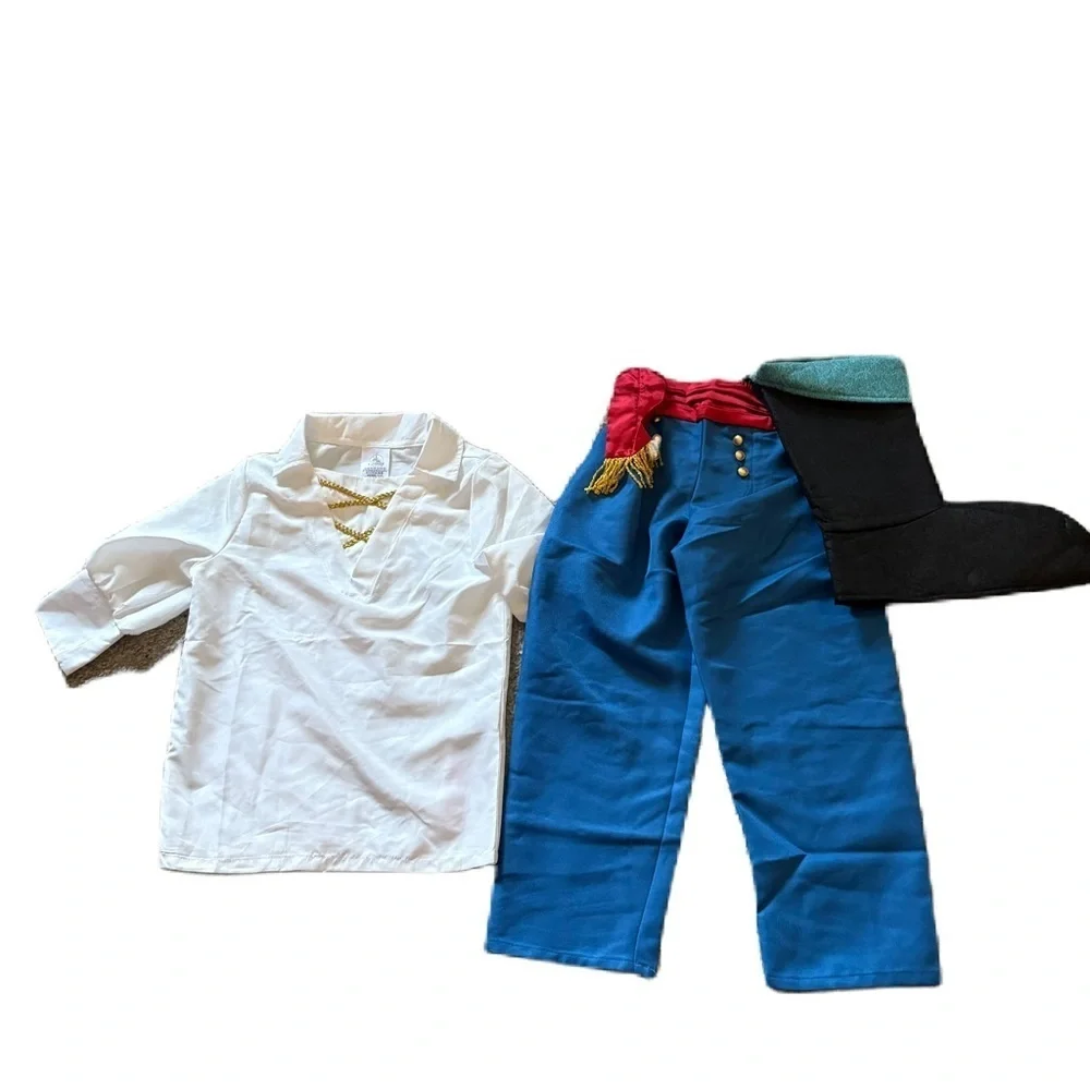 Disney Store Eric Little Mermaid Prince Costume NEW 5/6 Land World Halloween